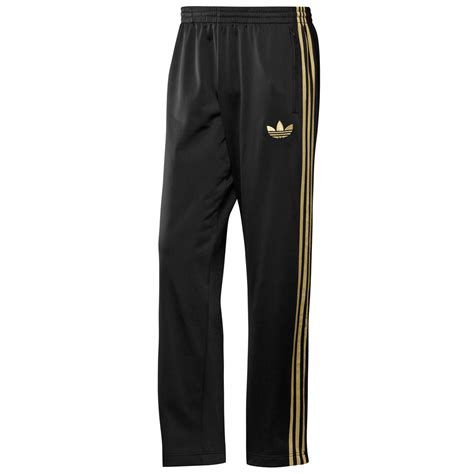 adidas hose schwarz gold herren|Schwarze Hosen .